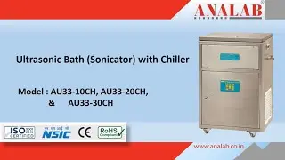 ANALAB Ultrasonic Bath (Sonicator) with Chiller