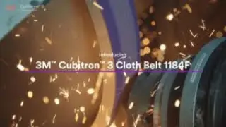 3M ASD Cubitron 3 1184F Belt promo video