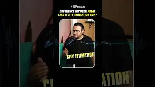 Admit Card vs City Intimation Slip in CUET 2025 🔎| Must Know Before Exam ⚠️| #shorts