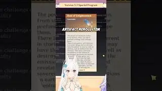 Can the dust of enlightenment fix your artifacts? 🗑️ #genshinimpact #hoyocreators #freetoplay