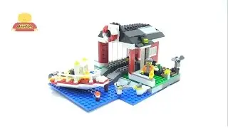 Lego Creator 5770 Lifeboat House Speed Build - 레고 크리에이터 5770 등대 섬(구명 보트 하우스) 조립 동영상