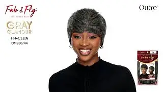 Outre Fab & Fly Gray Glamour Full Wig - HH-Celia