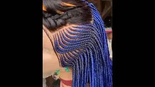 four step all back Ghana braid wig very detailed
