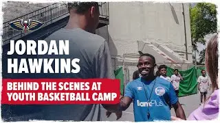 Behind the scenes at Jordan Hawkins' 1st community event w/ the Pelicans
