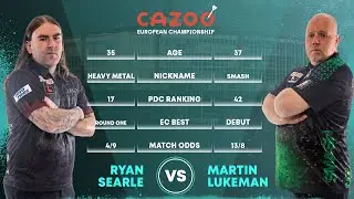 PDC European Championship 2022 Round 1 Ryan Searle vs Martin Lukeman 2022 10 27 ENG
