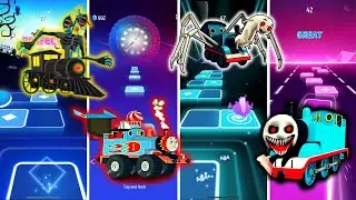Siren Head Locomotive vs Thomas vs Spider Thomas vs Monster Thomas Tiles Hop