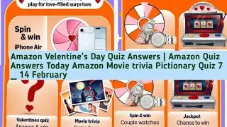 Amazon Velentine's Day Quiz Answers | Amazon Quiz Answers Today Amazon Movie trivia  Quiz