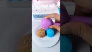 Satisfying with Unboxing & Review Miniature Ice Cream Cart | ASMR Video no music #asmrtoys #minitoys