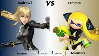 AndrewT (Zero Suit Samus) VS sammm (Inkling) | Rootown Rumble 3 | Losers Quarters