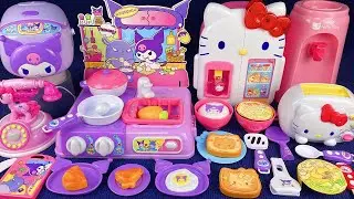 10 Minutes Satisfying with Unboxing Hello Kitty Kitchen & Refrigerator Play Set Review Toys | ASMR 