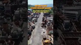 the largest concentration of second-hand mining equipment in Asia, #miningequipment #usedcrusher