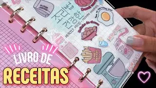 BUJO WITH ME | estilo study vlog | livro de receitas  | ASMR ✨🥞