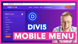 Создайте адаптивный заголовок с мега-меню в Divi 5 (оптимизирован для мобильных устройств).