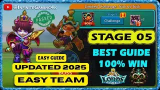 Limited Challenge Trick vs Trick Stage 5 easy guide|Lords Mobile Petite Devil Stage 5 guide 2025