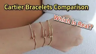 Cartier  juste un clou Bracelets comparison By steven