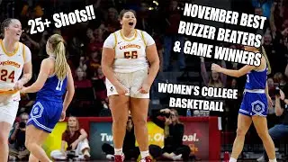 The BEST NCAA Women's Buzzer Beaters & Game Winners of November 2024