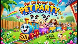🚂 Get on Board the Pet Party: An Exciting Backyard Adventure for Kids! 🐾