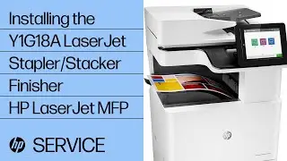 Installing the Y1G18A LaserJet Stapler/Stacker Finisher | HP LaserJet MFP | HP Support