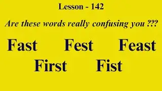 Confusing rhyming words | Learn English | Lesson &ndash; 142