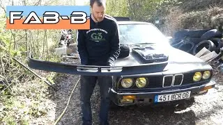 Installation du spoiler avant sur ma BMW E30