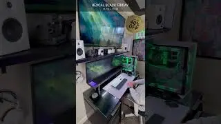 Hexcal Black Friday, Premium Desk Product, Up to 40%off #desksetup #cablemanager #setup #wfhsetup