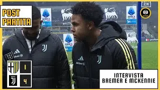 POST PARMA - JUVENTUS 1-4 | INTERVISTA BREMER E MCKENNIE
