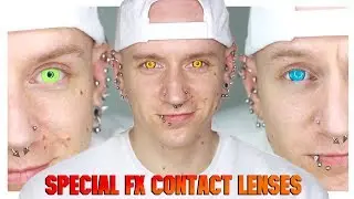 Coloured Contact Lenses Haul & Trying Them On | Roly