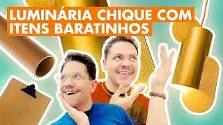 Como fazer luminária de PVC passo a passo