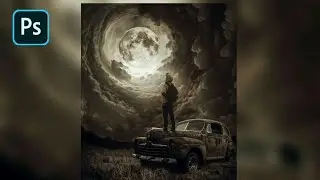 The Moon Portal Photoshop Manipulation Tutorial