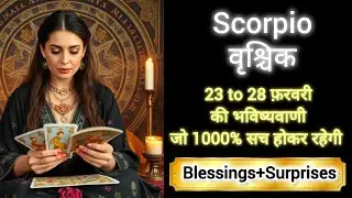 SCORPIO 🎊🎖️ वृश्चिक राशी 23 to 28 फ़रवरी 2026🏆✨ VRISHCHIK Rashi FEBRUARY 2026💯 #scorpio #horoscope