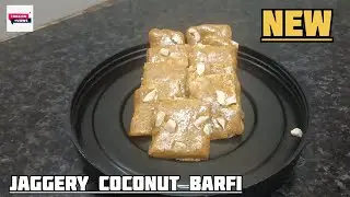 Coconut jaggery healthy barfi recipe #ytviral#healthyfood#popular#sweet #youtubevideo#indiandesserts