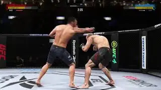 EA UFC 4 Clowning On Online Quick Fight. BRUTAL ENDING.