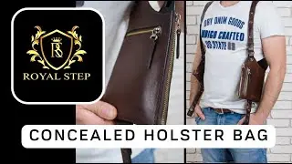 #shorts Concealed Holster Bag - Royal STEP - leather products. Leathercraft. Diy. Leathergoods