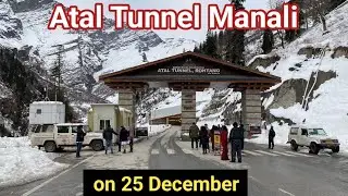 manali today | manali snowfall today | manali weather today | manali live today | atal tunnel manali