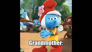 Blue Smurf Cat Family