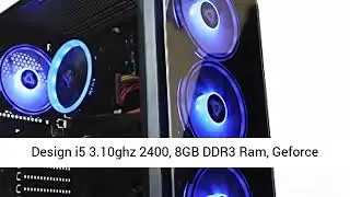 Gaming PC Desktop Computer Genesis Design i5 2500 3 30ghz, 8GB DDR3 Ram, Geforce GTX 750 2GB Graphic