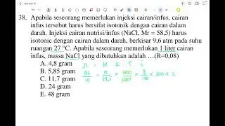 No.38 tekanan osmosis #kimia 