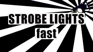 FAST STROBE &mdash; Black & White Flashing Light | Intense Visual Loop | Epilepsy Warning