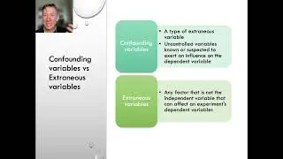 Extraneous variables vs confounding variables
