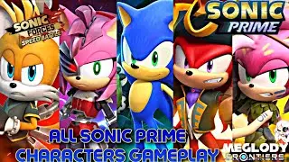 Sonic Forces Speed Battle: All Sonic Prime Characters Gameplay (Widescreen)