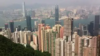Hong Kong Victoria peak view