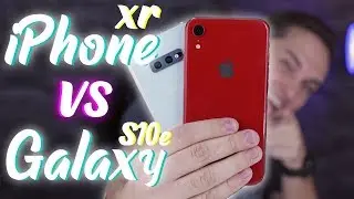 iPhone XR vs Galaxy S10E! QUAL O MELHOR? QUAL EU COMPRARIA? (Comparativo de CÂMERAS, BATERIA, JOGOS)