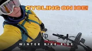 Biking On Ice And Deep Snow Isn&rsquo;t Easy! 