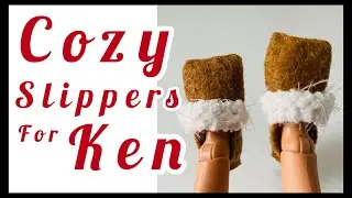 Мастер-класс по изготовлению уютных тапочек своими руками для кукол Кен.