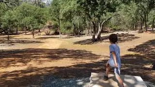 Lucas almost hits an Ace on a marksman basket!