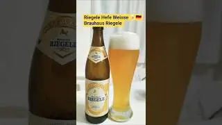 Riegele Hefe Weisse 🍻🇩🇪✨️　Brewery: Brauhaus Riegele 　Style: Hefeweizen　#germanbeer #beer #bier #ビール