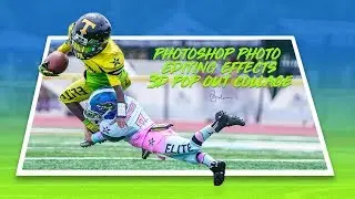 Sports Photography: 3d Pop Out Collage (Timelapse)