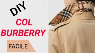 PATRON COL BURBERRY// TRACÉ SIMPLE ET FACILE [DÉTAILLÉ] le monde de clealys.