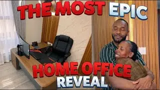 HE GOT SO EMOTIONAL 😭 AFTER MY SUPRISE HOME OFFICE REVEAL
