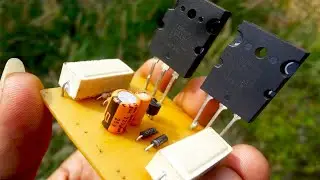 100 Watts Mono Audio Amplifier Board DIY 2SC5200 and 2sa1943 Transistor #2sc5200 #(12-00-12 V 3 amp)